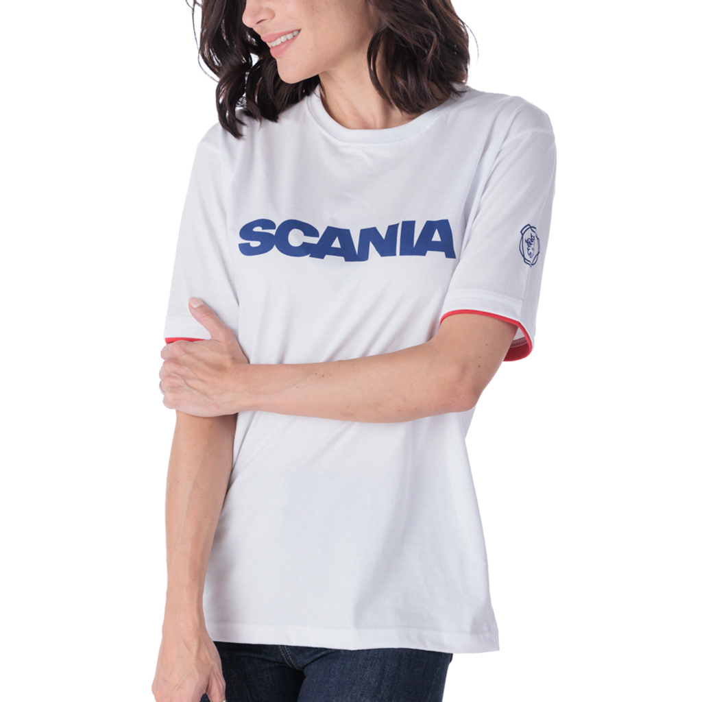 Remera Blanca Scania